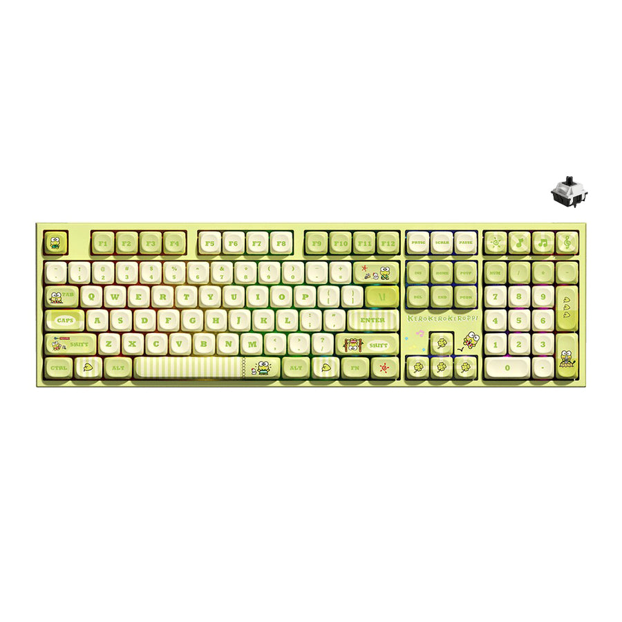 Akko KeroKero Keroppi 5108 V5 Multi-Mode RGB Hot-Swappable Mechanical Keyboard (Akko V3 Piano Pro)