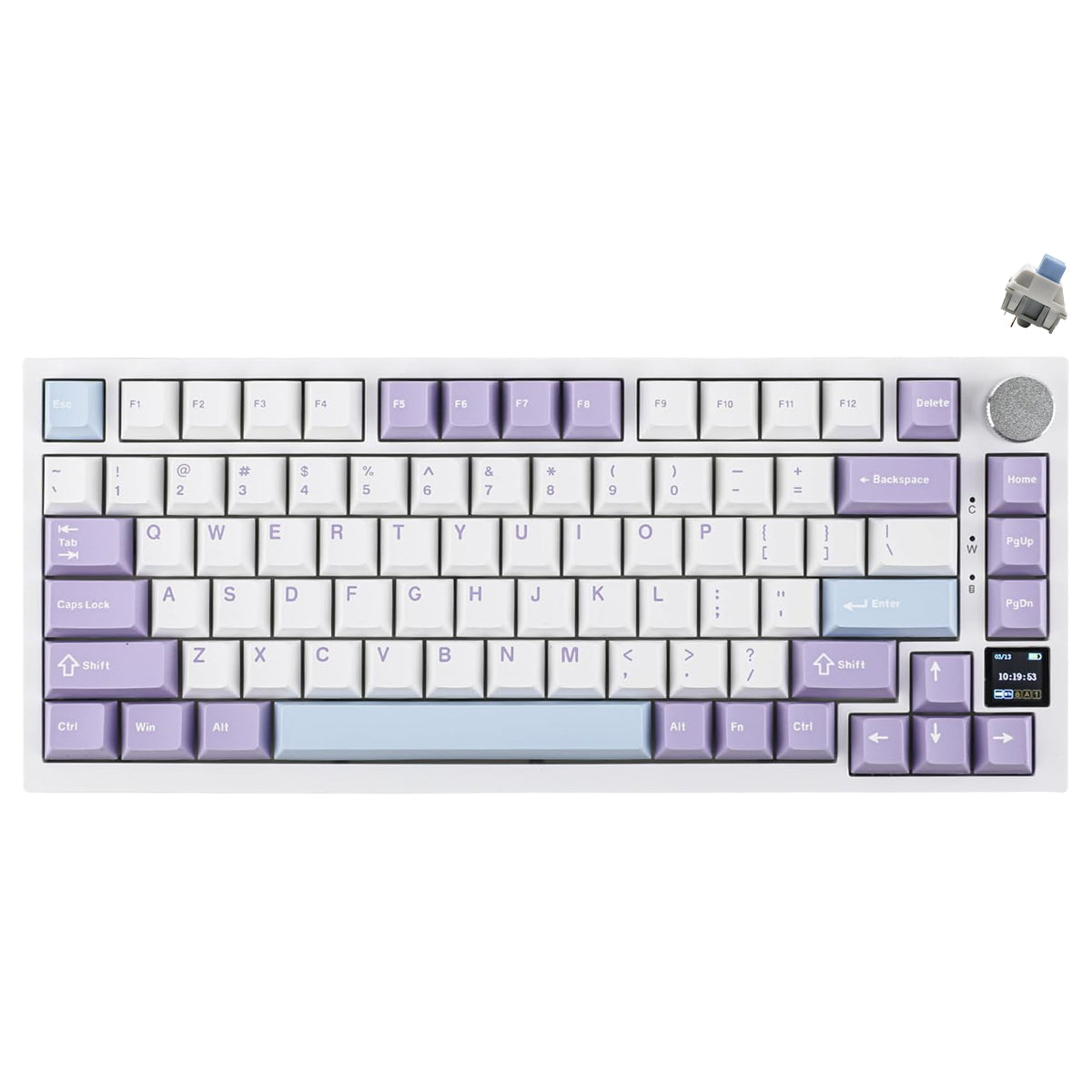 Ajazz AK820 Pro RGB Tri-Mode 75% Hot-Swappable Mechanical Keyboard