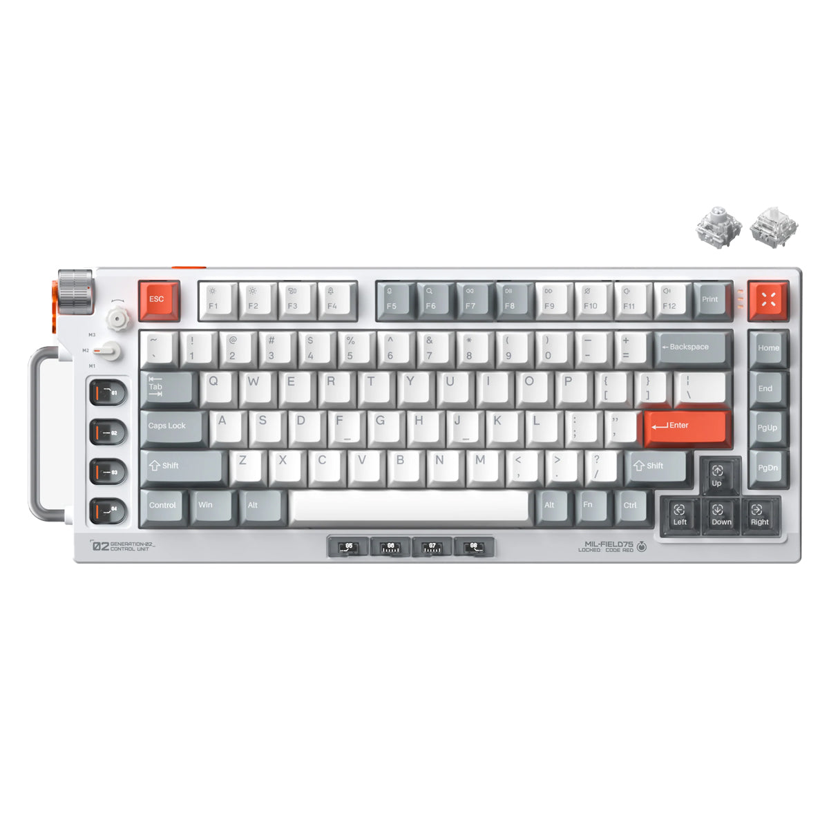 NuPhy Field75 HE V2 High-Profile Magnetic Switch Gaming Keyboard - FrostFlare