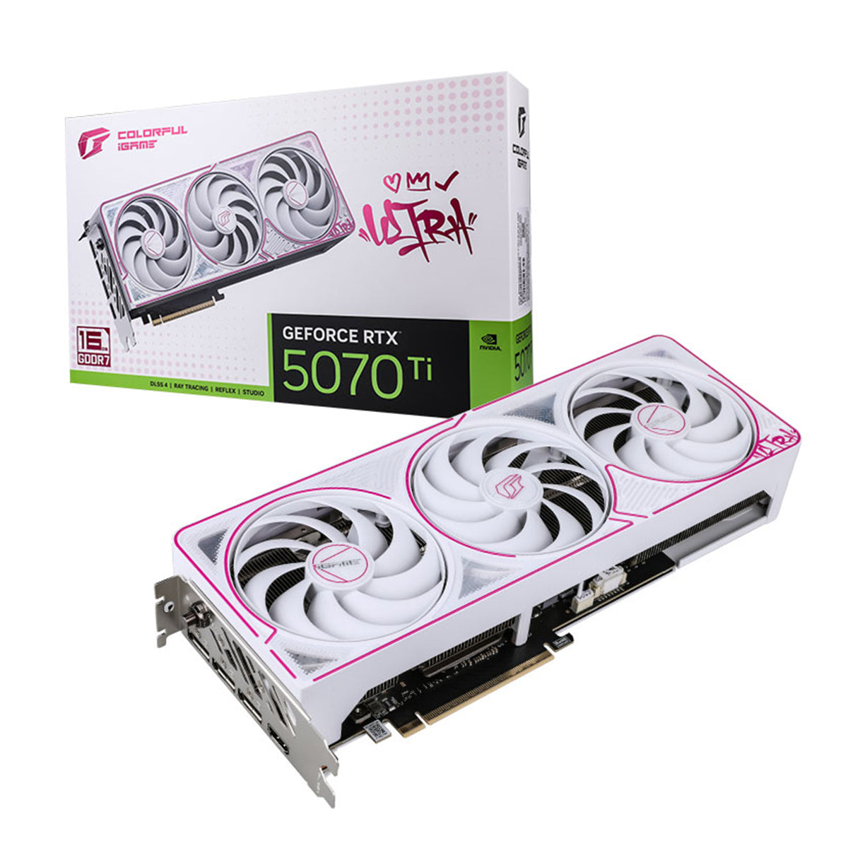 Colorful iGame GeForce RTX 5070 Ti Ultra W OC SFF 16GB-V GDDR7 Graphics Card