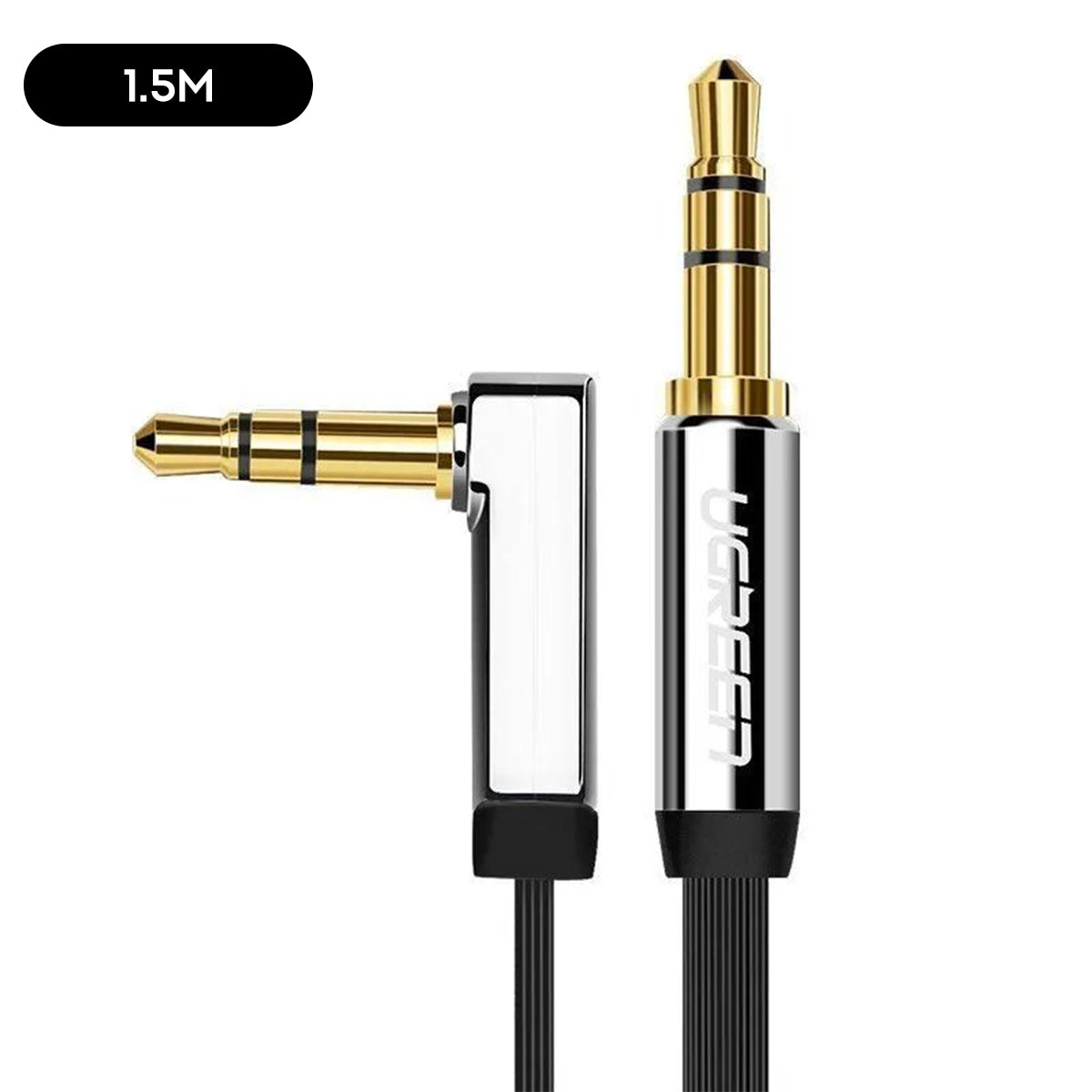 Ugreen 3.5mm Male to Male Angled Flat Cable