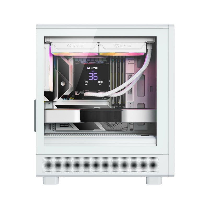 XYZ Atom M-ATX PC Case with 3 Pre-Installed 120mm Pulsar ARGB Fans