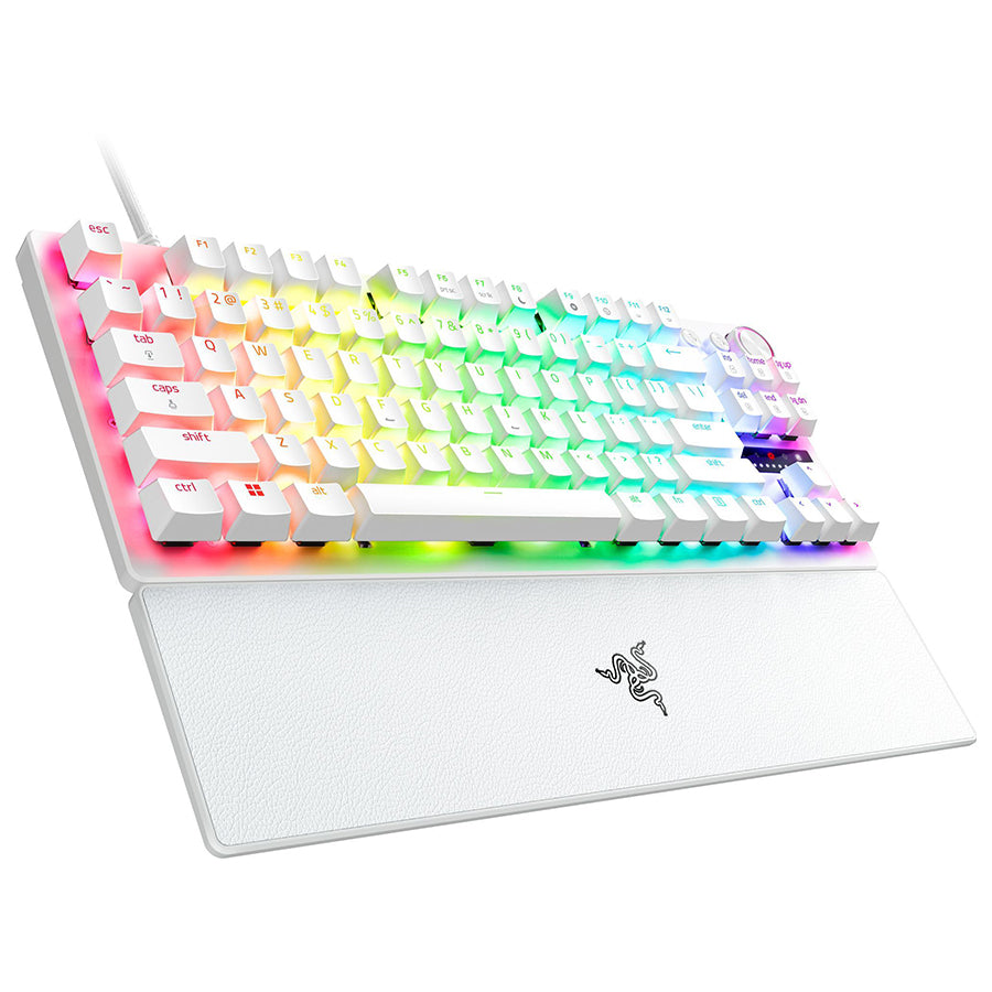Razer Huntsman V3 Pro Tenkeyless Analog Optical eSports Keyboard (White)