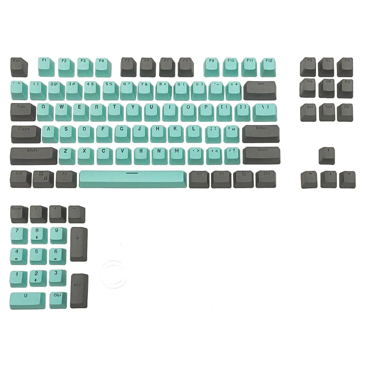 104 Doubleshot OEM PBT Keycaps (Tiffany) (PBT2-29)