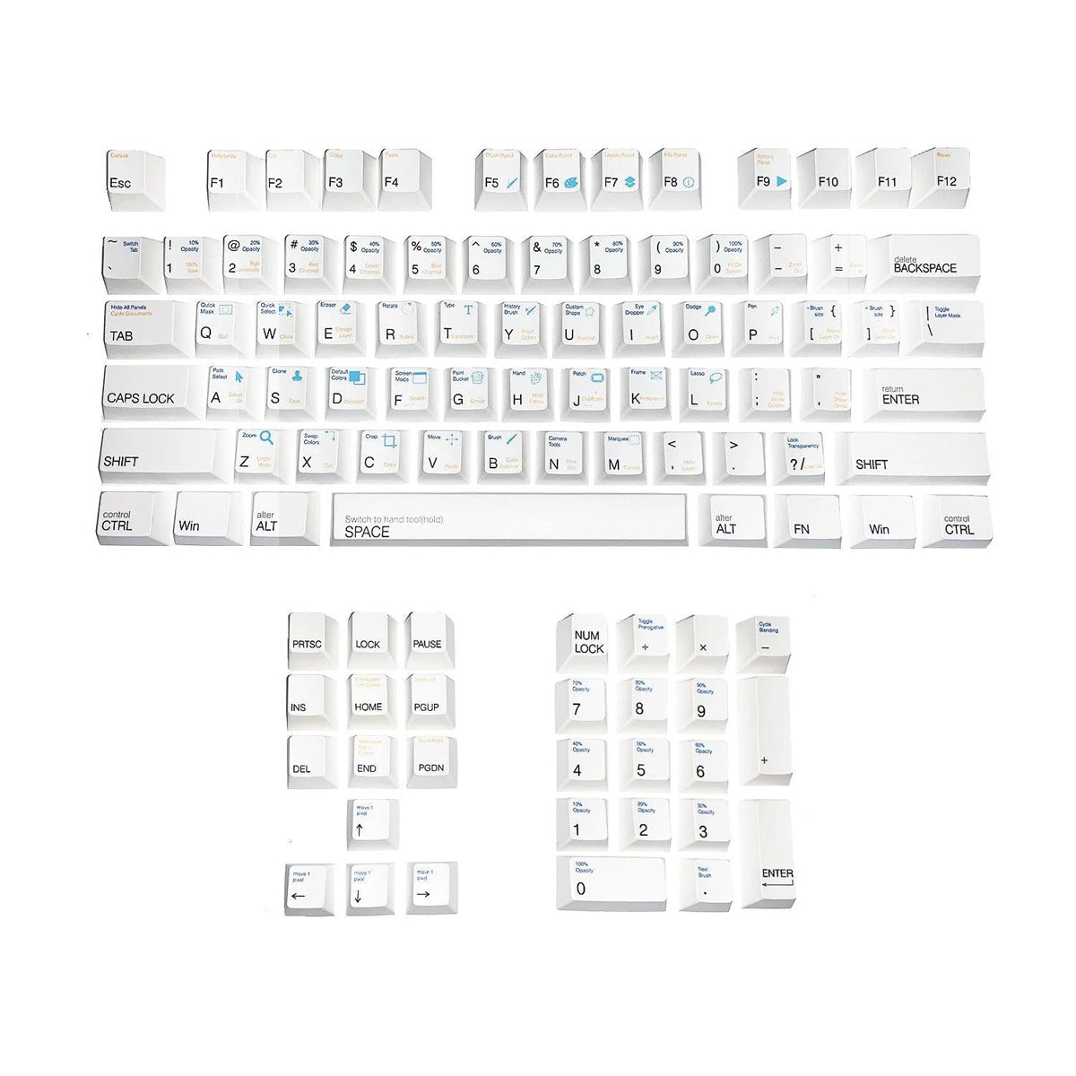 Royal Kludge PBT Keycaps Cherry-9