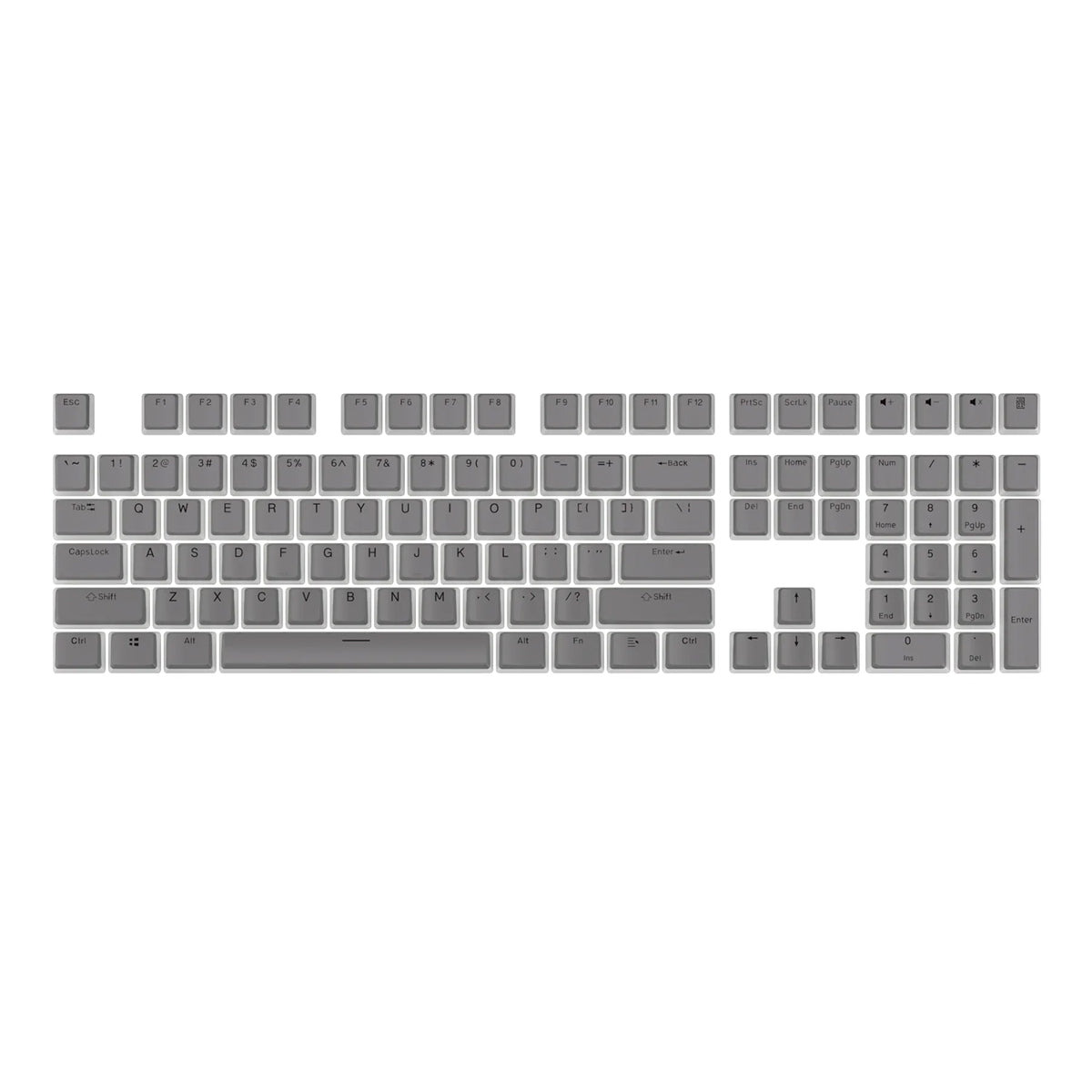 Royal Kludge ABS Doubleshot Led Through Keycaps 129 Keys (PUD-19)
