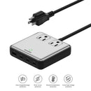 Sharge 100W 6-Port Charging Station 3xUSB-C + USB-A + 2xAC Outlet (P1710B)