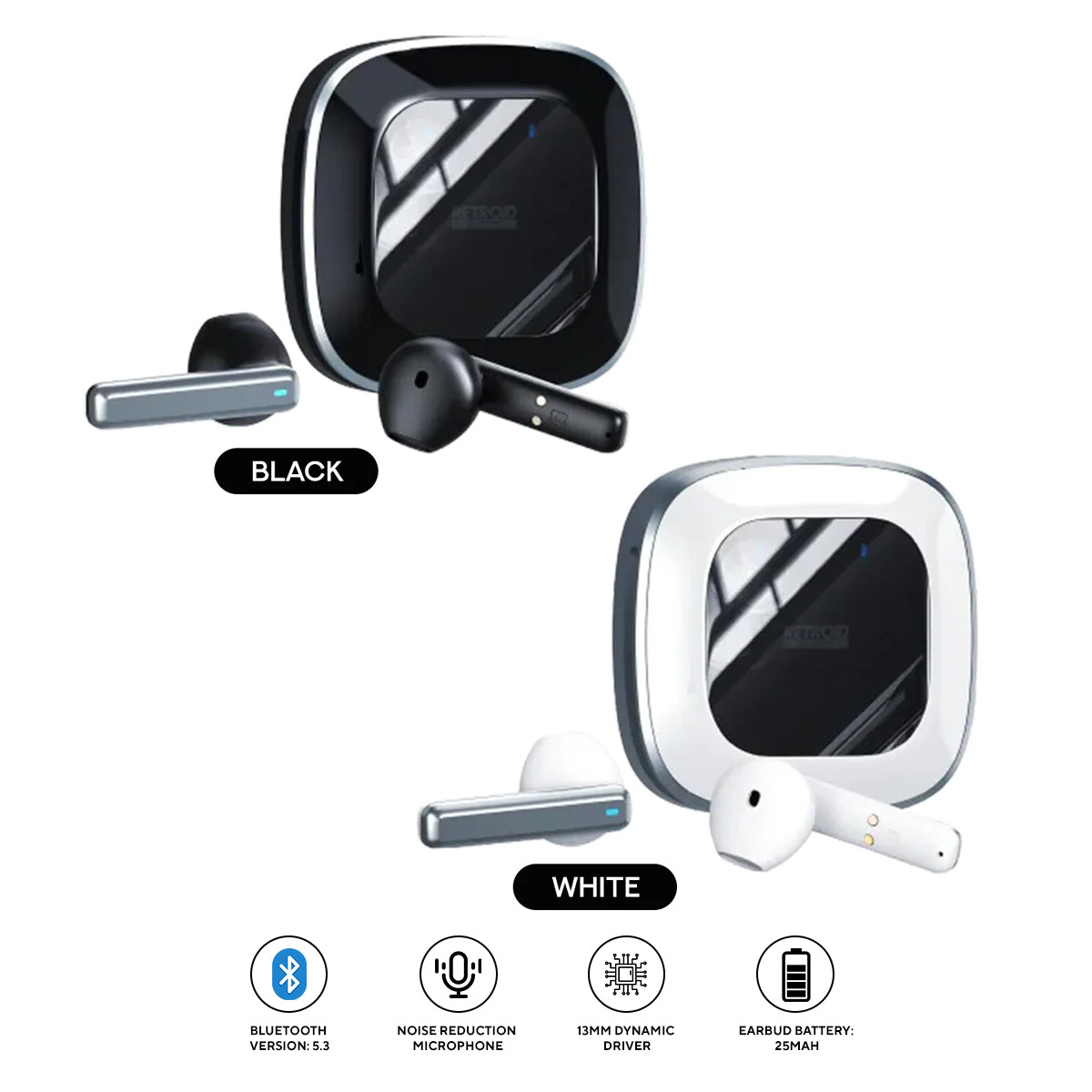 Retroid Pocket H1 Bluetooth Earbuds