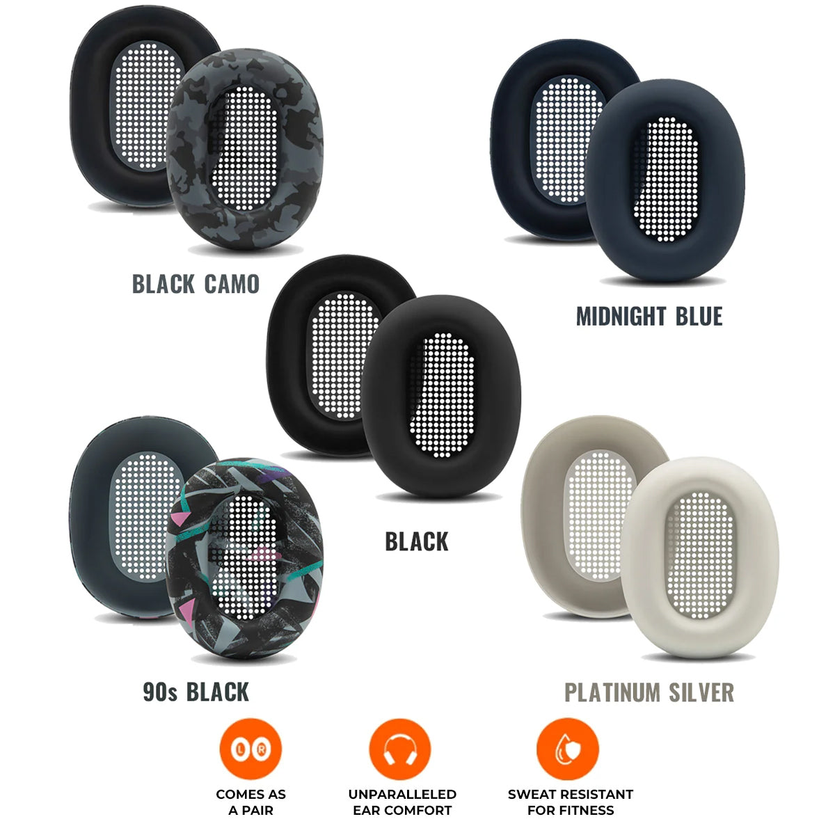 Wicked Cushions Sony WH-1000XM6 Earpad Sweat Covers - WC SweatZ XM6