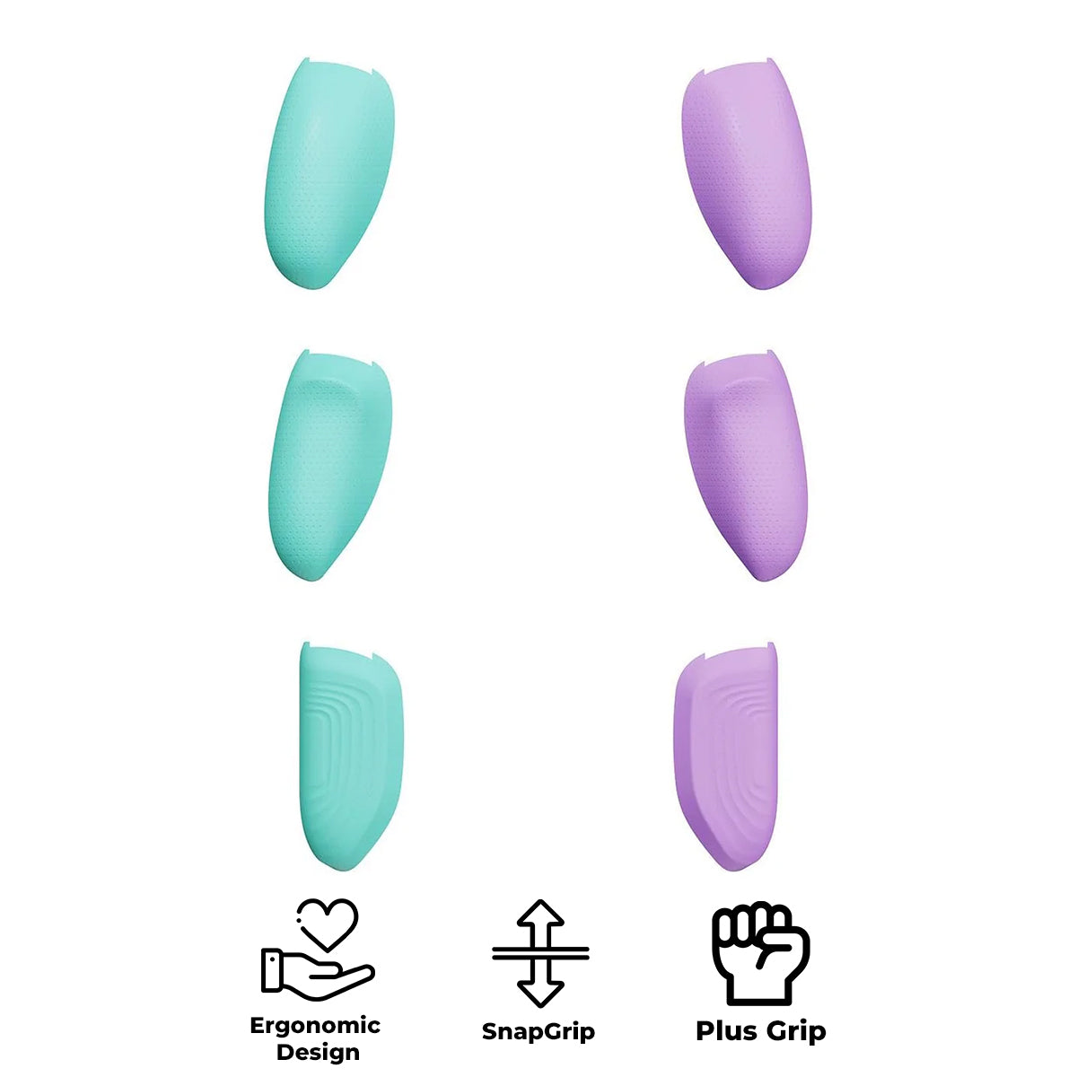 Skull & Co. Grip Set for Nintendo Switch 2 (Light Purple/Light Green) (NS2GRIP-LPLG)