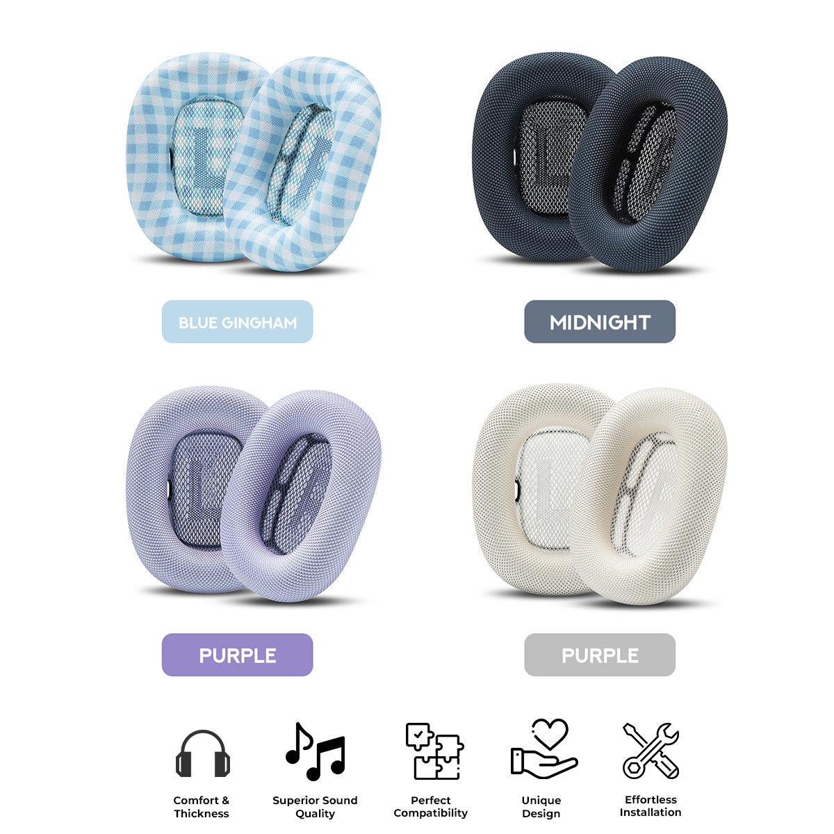 Wicked Cushions WC PadZ Max - Replacement Ear Pads For Airpods Max