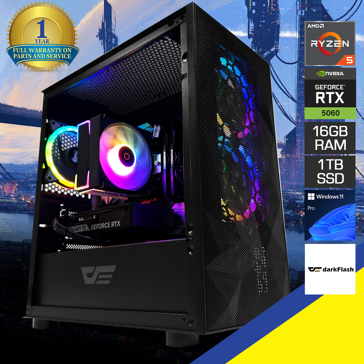 Sigma DLM 21 Black Desktop Gaming PC