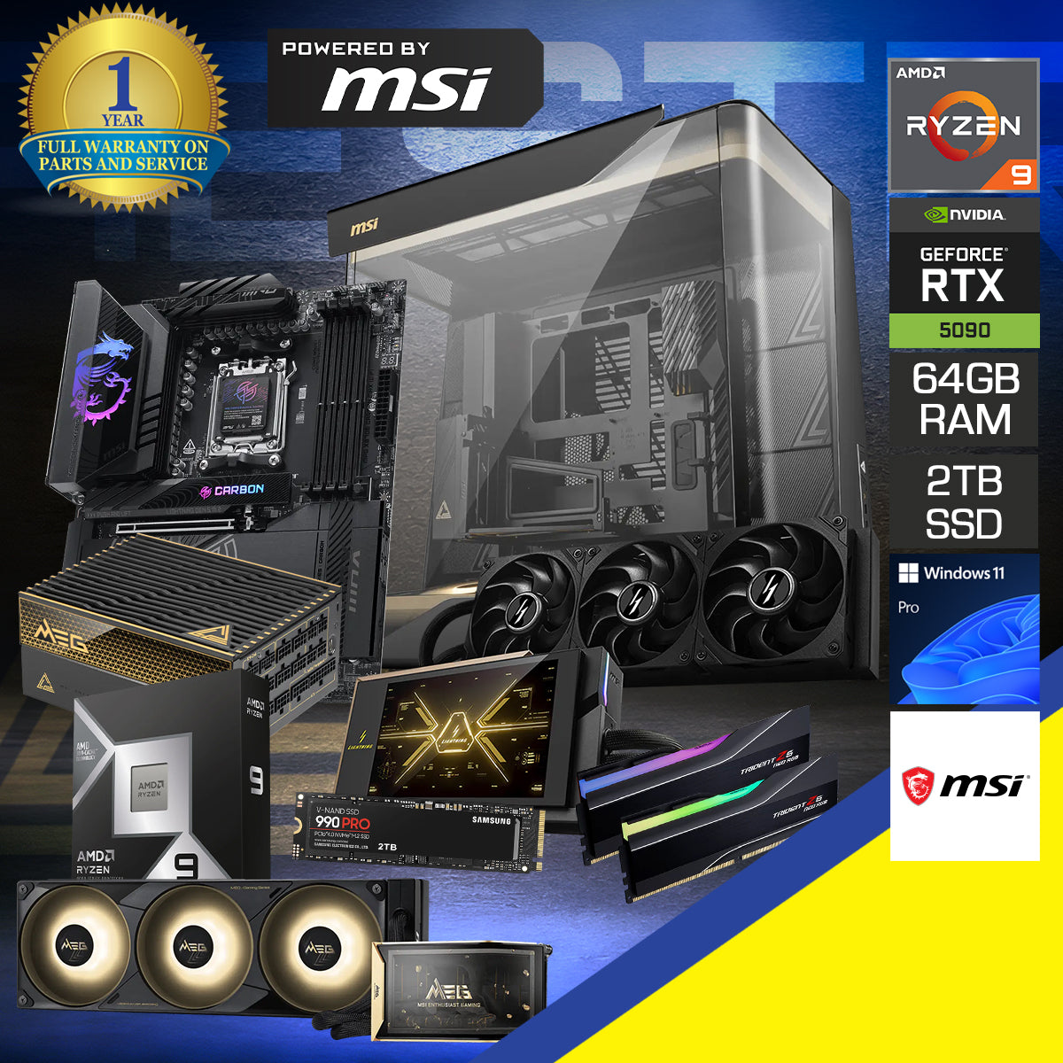 MSI MAESTRO Desktop Gaming PC