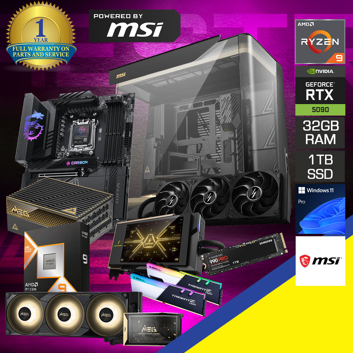 MSI MAESTRO Desktop Gaming PC
