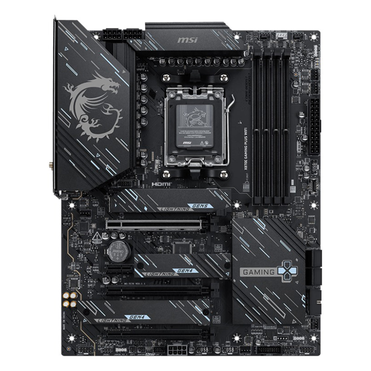 MSI X870E Gaming Plus Wifi DDR5 AMD Motherboard