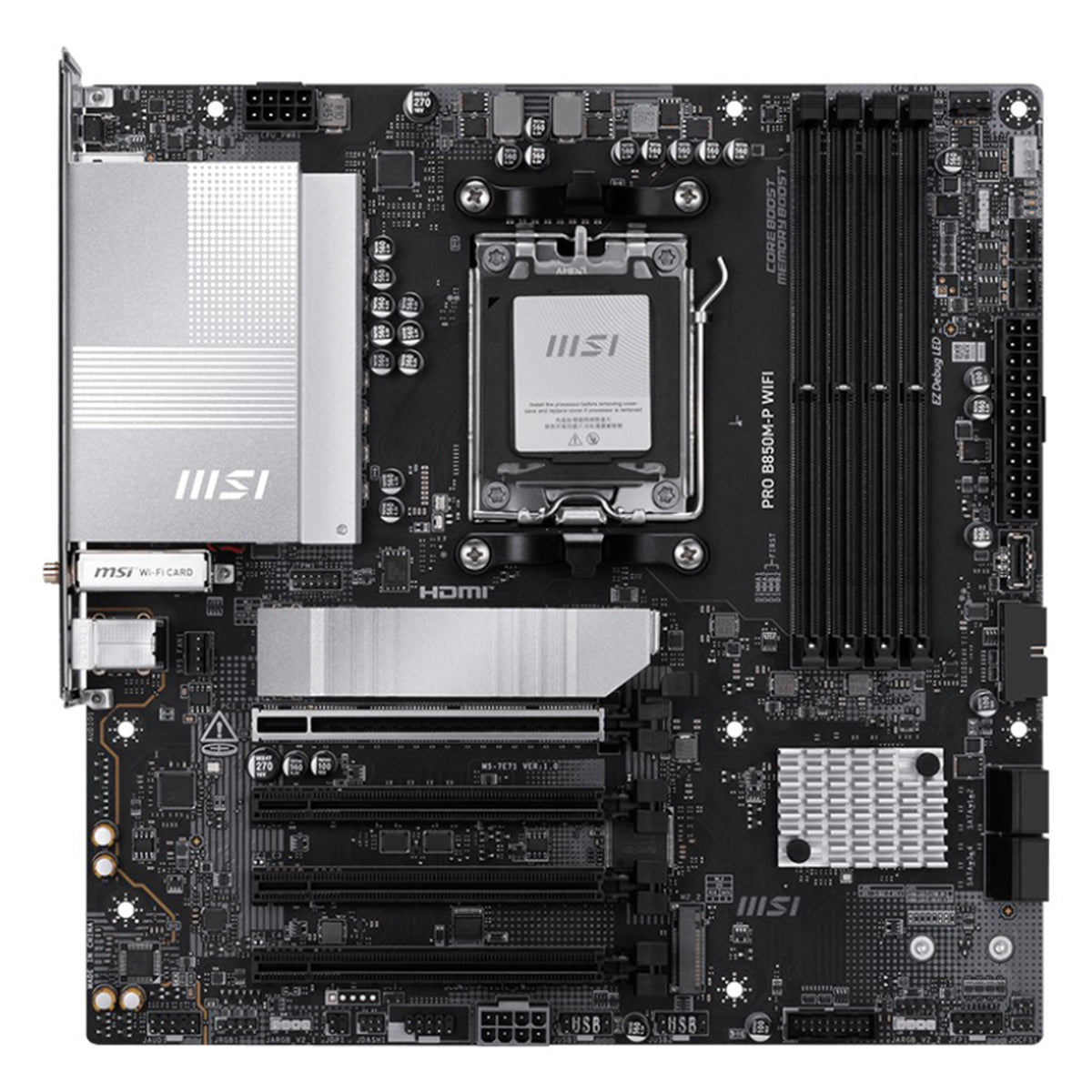 MSI Pro B850M-P WiFi DDR5 AMD Motherboard