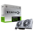 MSI GeForce RTX 5070 12GB Ventus 2X OC Graphics Card (White)