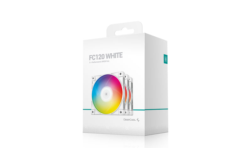 Deepcool FC120 White 3-IN-1 Performance ARGB Fan (R-FC120-WHAMN3-G-1)