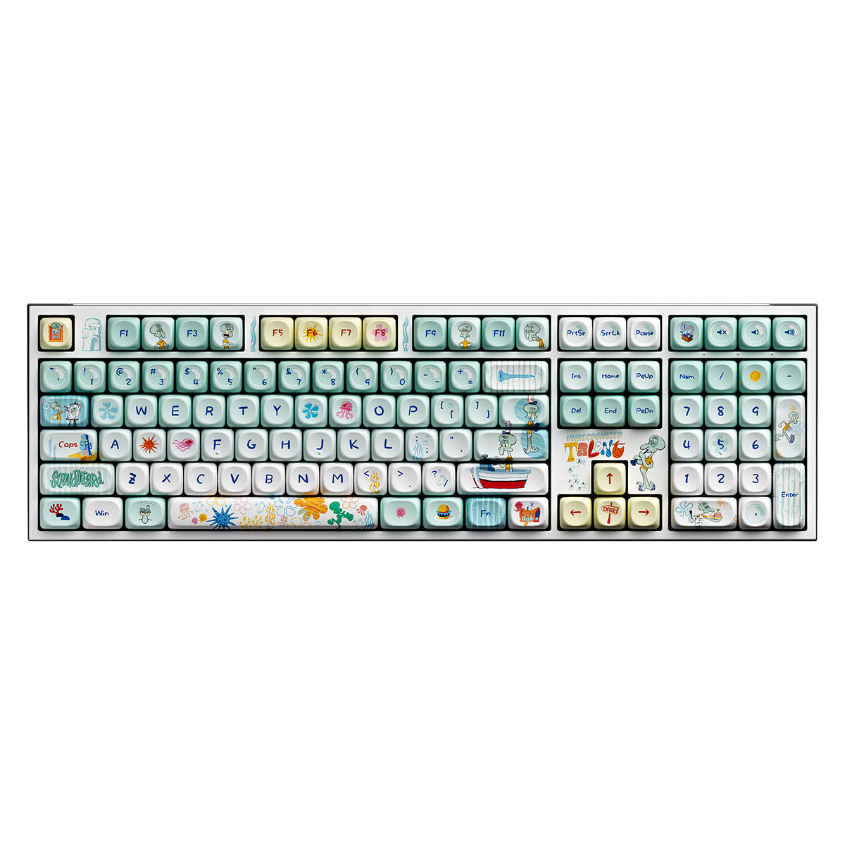 Akko Squidward Tentacles 5108 V5 Multi-Mode RGB Mechanical Keyboard (Akko V3 Piano Pro)