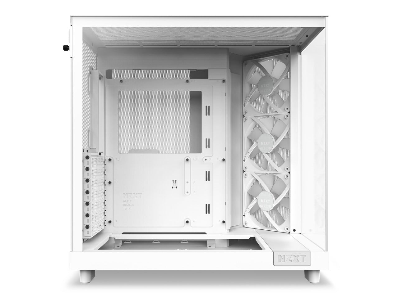NZXT H6 Flow RGB Compact Dual-Chamber ATX Mid-Tower Airflow Case With RGB Fans