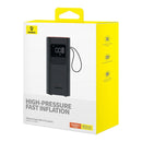 Baseus SuperMini Pro Series Wireless Car Inflator (Cluster Black) (C11159300111-00)