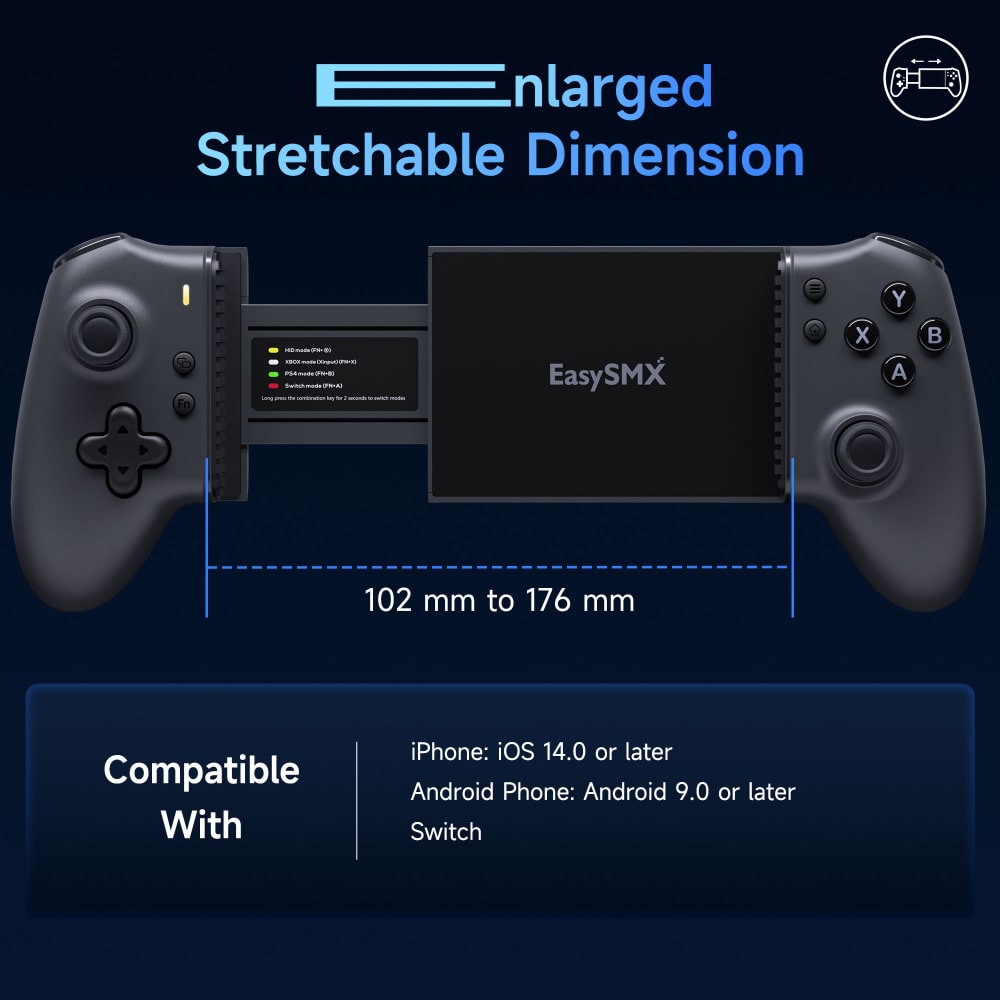 EasySMX M15 Mobile Game Controller (Black) (VG-C529)
