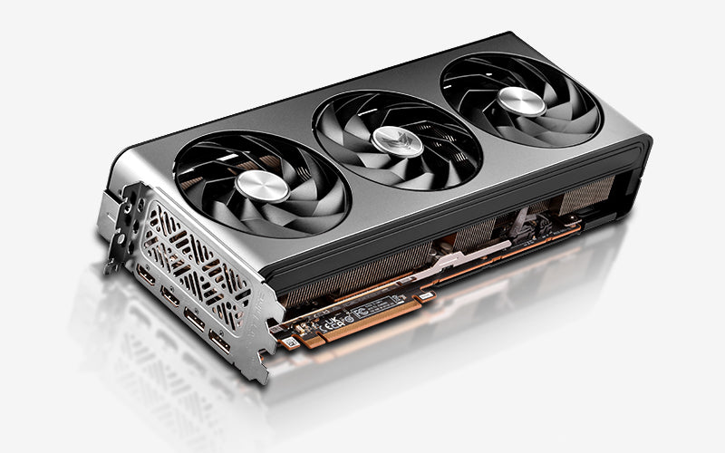 Sapphire Nitro + AMD Radeon RX 7800 XT Gaming OC 16GB GDDR6 Dual HDMI/Dual DP Graphics Card