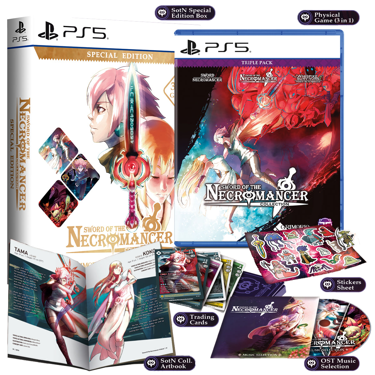 PS5 Sword of the Necromancer Collection Special Edition