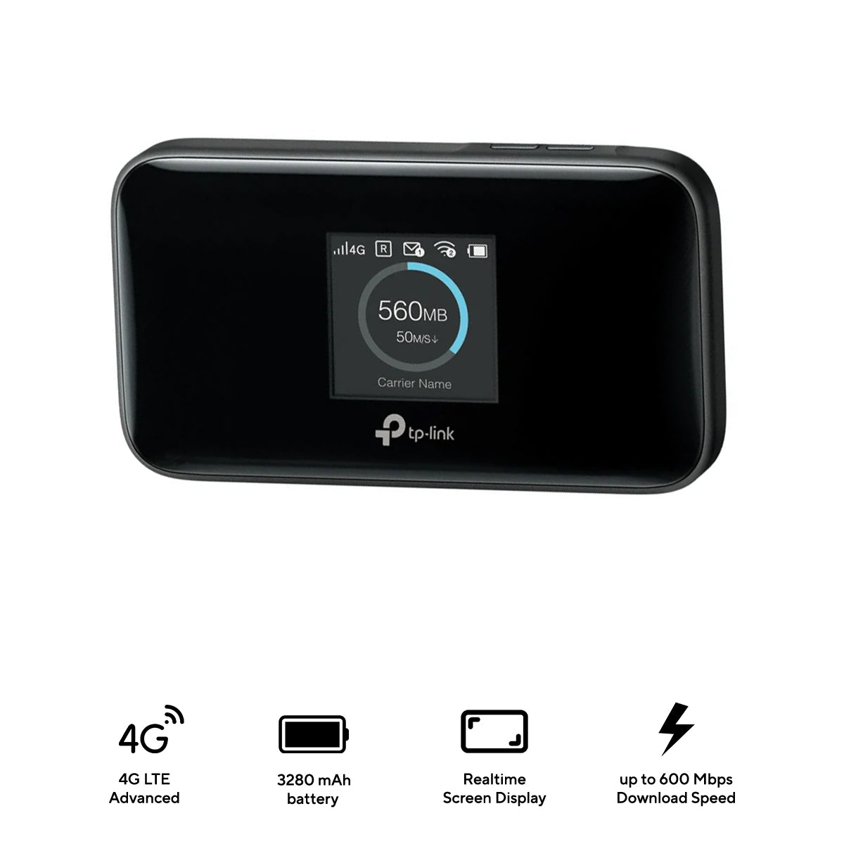 TP-Link 600 MBPS LTE-Advanced Mobile Wi-Fi (M7750)