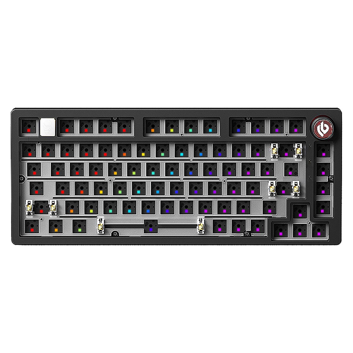 Aula Leobog Hi75 RGB 81-Key Barebone Gaming Keyboard (Black)