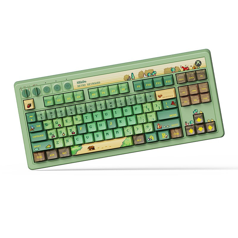 8Bitdo Retro 87 Mechanical Keyboard (Forest) (85HD)