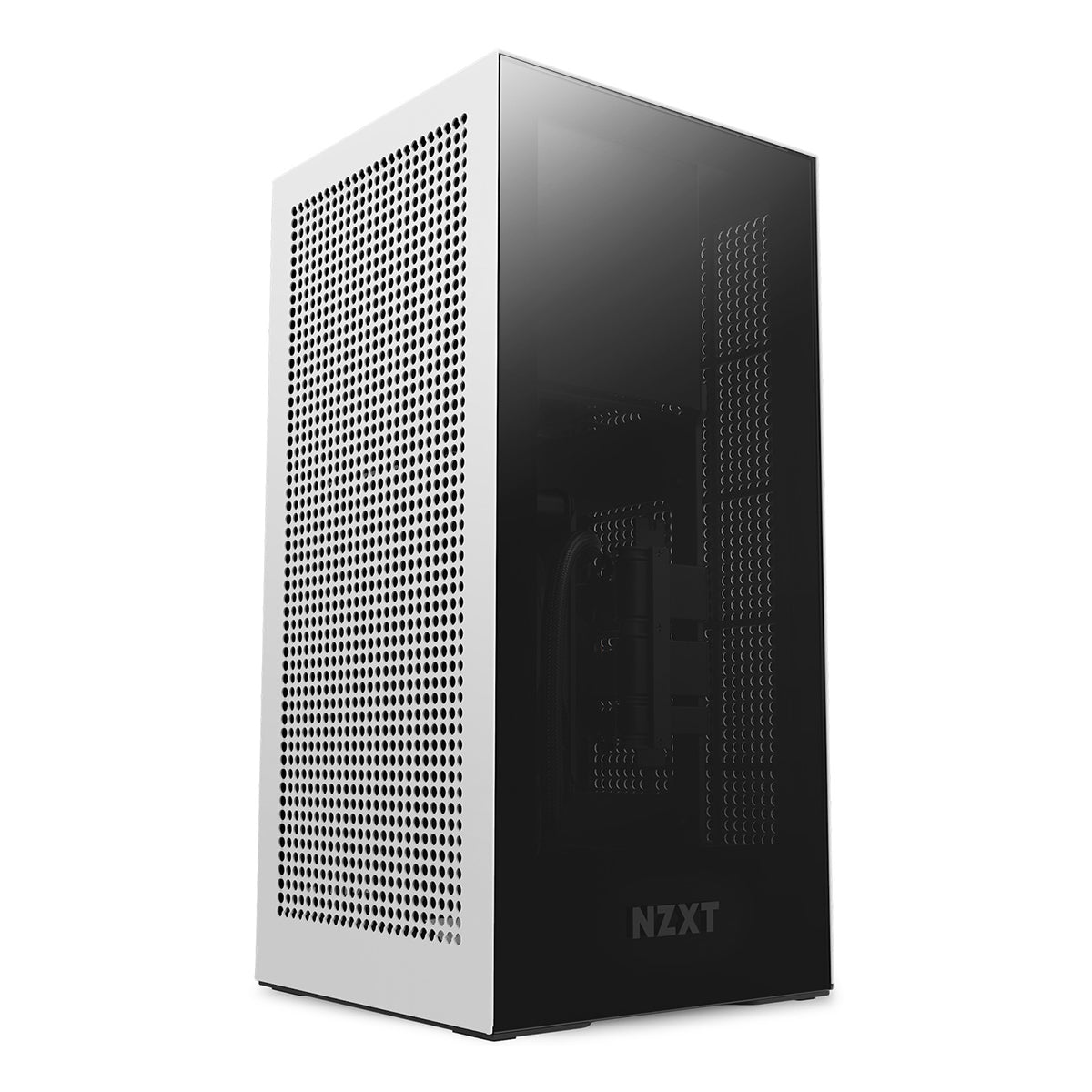 NZXT H1 15.6-liter Mini-ITX Case (Matte White) (CS-H11BW-US)