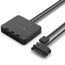 NZXT F120 RGB Core Triple PACK 120MM Hub-Mounted RGB Fans & Controller (Matte Black)