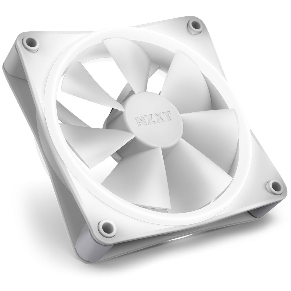 NZXT F120 RGB Duo 120MM Dual-Sided Fans (Matte White) (RF-D12SF-W1)