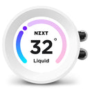 NZXT Kraken Elite 360 RGB 360MM AIO Liquid Cooler With LCD Display & RGB Fans (Matte White) (RL-KR36E-W1)