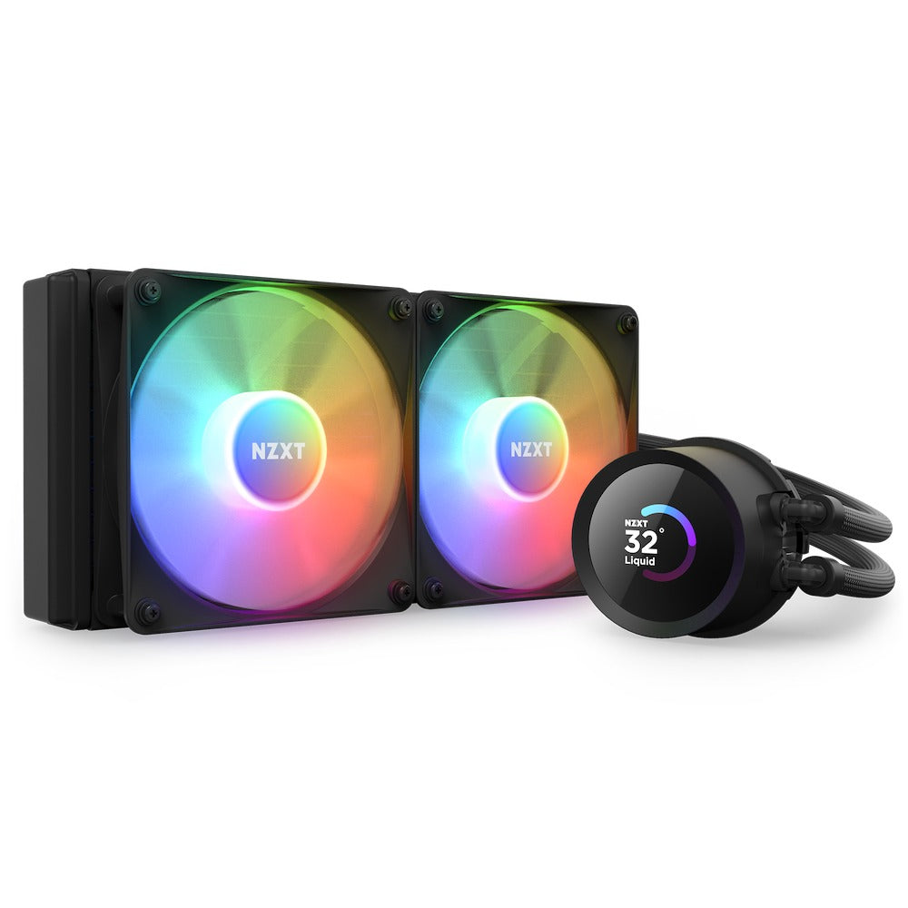 NZXT Kraken 240 RGB 240MM AIO Liquid Cooler With LCD Display & RGB Fans