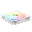 NZXT F140 RGB Core Twin Pack 140MM Hub-Mounted RGB Fans (Matte White)