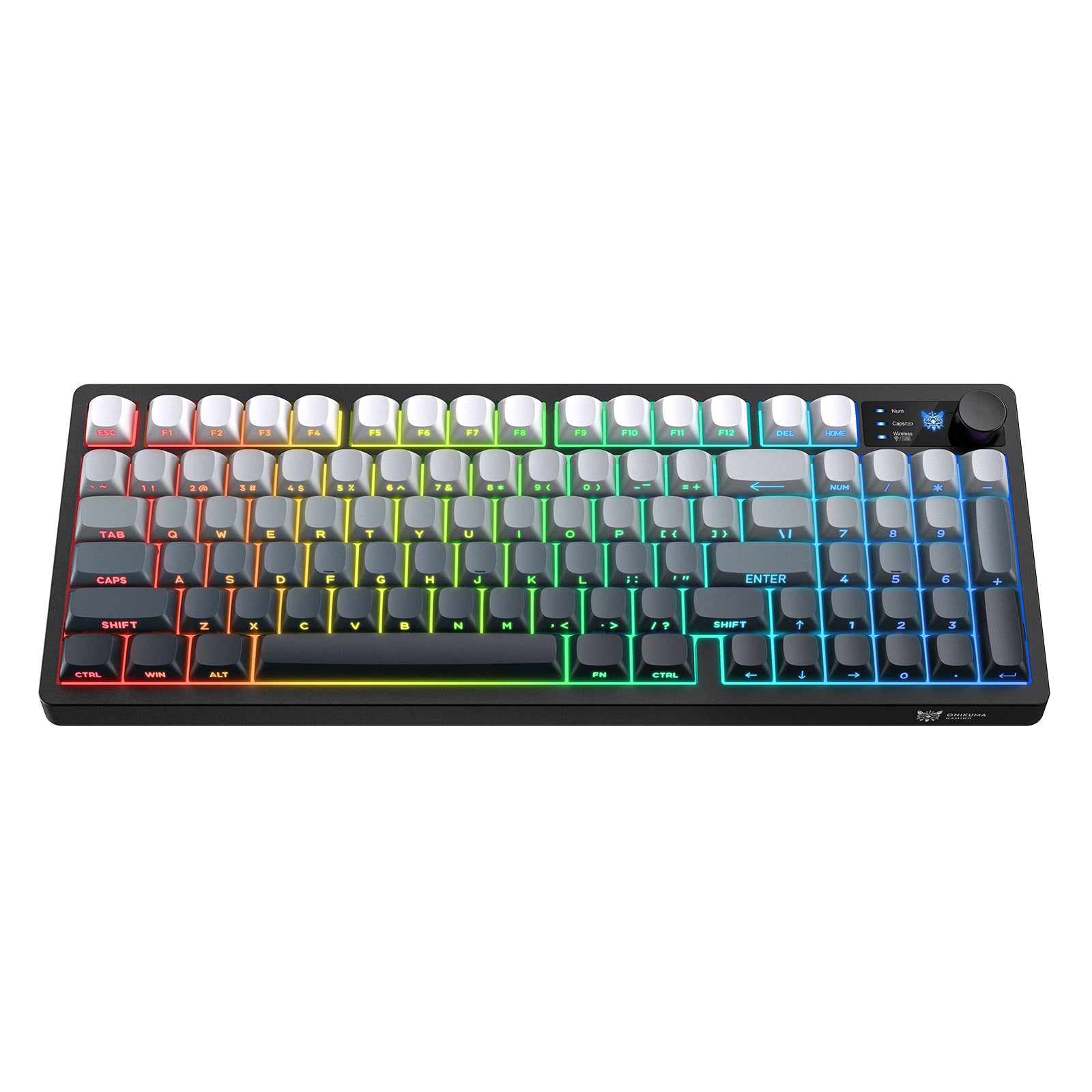 Onikuma MT902 Tri-Mode RGB 95 Keys Membrane Keyboard