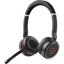 Jabra Evolve 75 SE Link 380A MS Stereo Noise-Canceling Wireless Headset (Black)