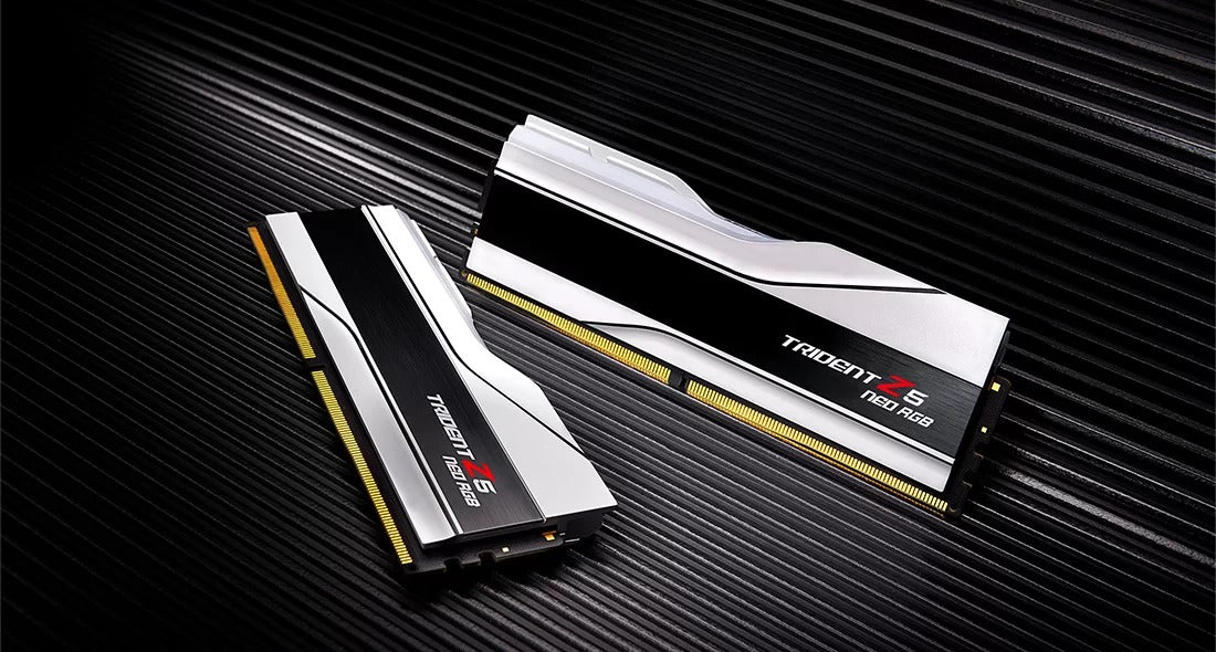 G. Skill Trident Z5 Neo RGB 32GB (2x16GB) DDR5 6000MHz 1.35V AMD EXPO Memory Kit (White) | DataBlitz