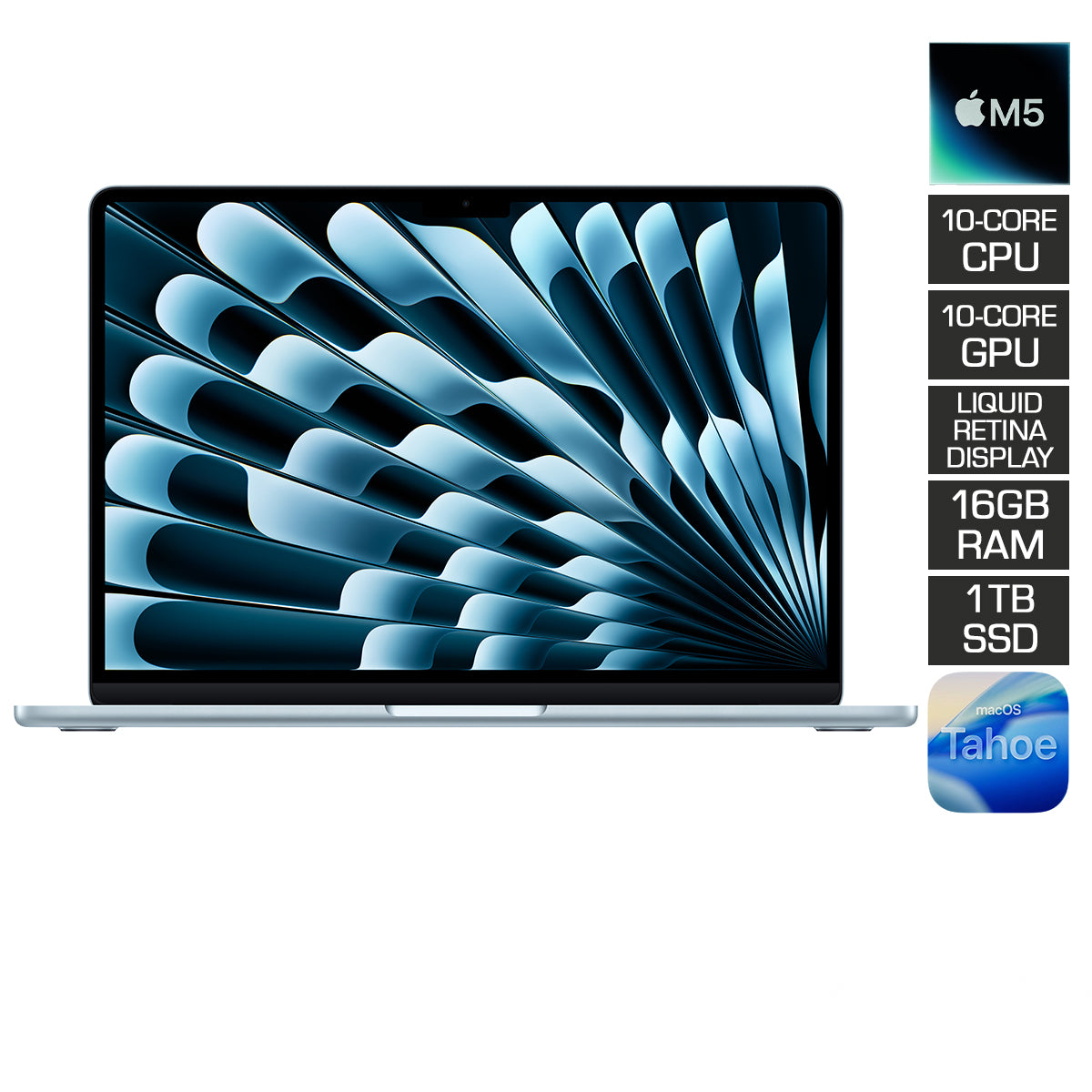 MacBook Air 13" 16GB+1TB M5 Chip with 10-Core CPU & 10-Core GPU