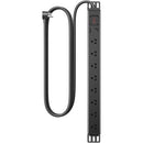 Ugreen 8-Outlet Rack Mount PDU Surge Protector (Black) (S111/25354)