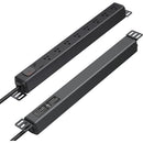 Ugreen 8-Outlet Rack Mount PDU Surge Protector (Black) (S111/25354)