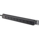 Ugreen 8-Outlet Rack Mount PDU Surge Protector (Black) (S111/25354)