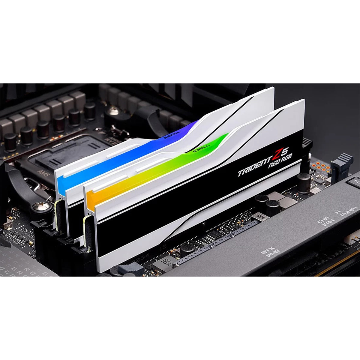 G.Skill Trident Z5 Neo RGB 32GB (2x16GB) DDR5 6000 MT/s CL28-36-36-96 1.40V AMD EXPO Desktop Memory (Matte White) (F5-6000J2836G16GX2-TZ5NRW)