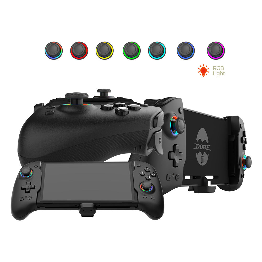 Dobe Eggshell Controller 3 for Nintendo Switch / Nintendo Switch OLED (Black) TNS-3161