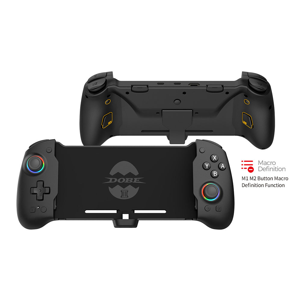 Dobe Eggshell Controller 3 for Nintendo Switch / Nintendo Switch OLED (Black) TNS-3161