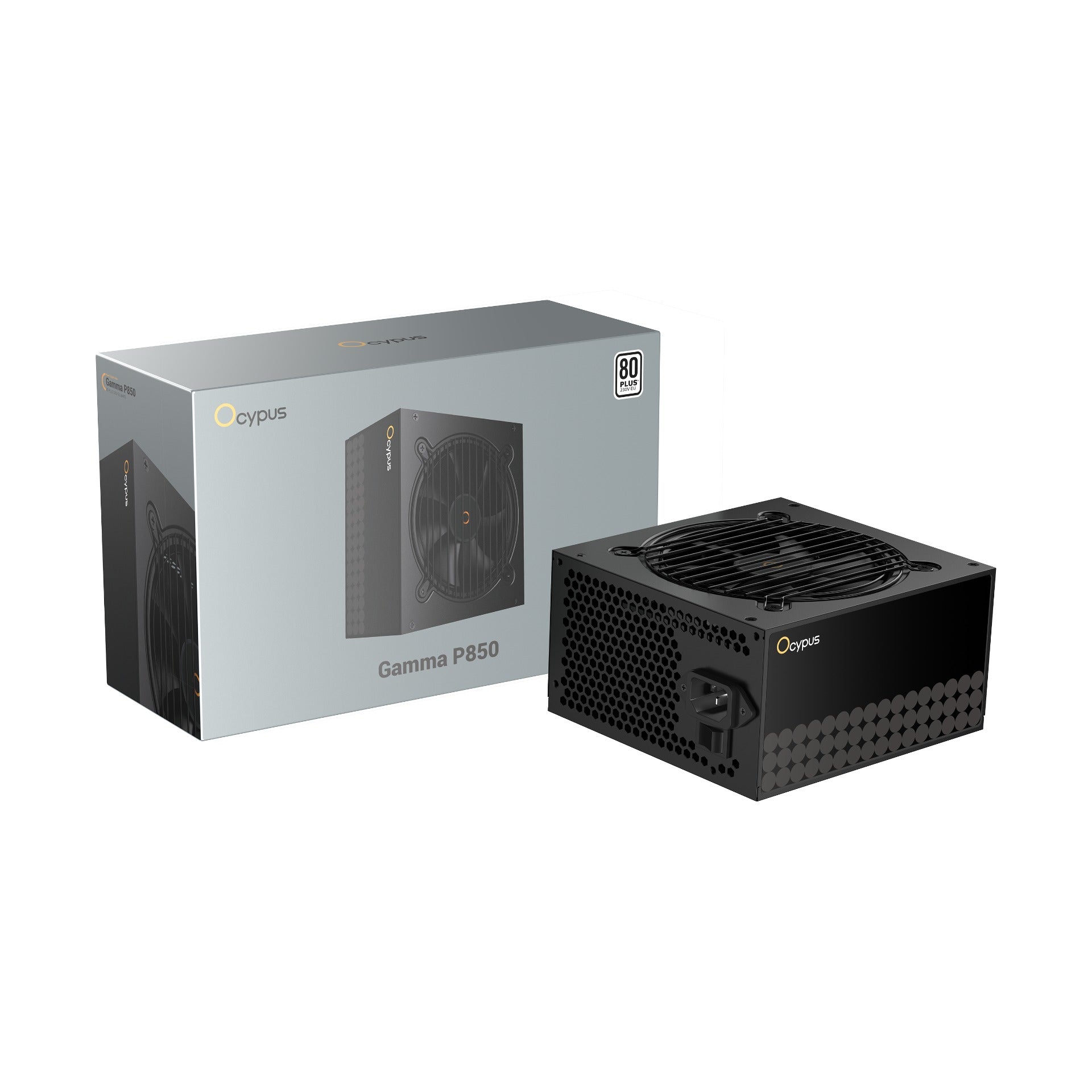 Ocypus Gamma P850 850W 80+ 230V Power Supply (Black)