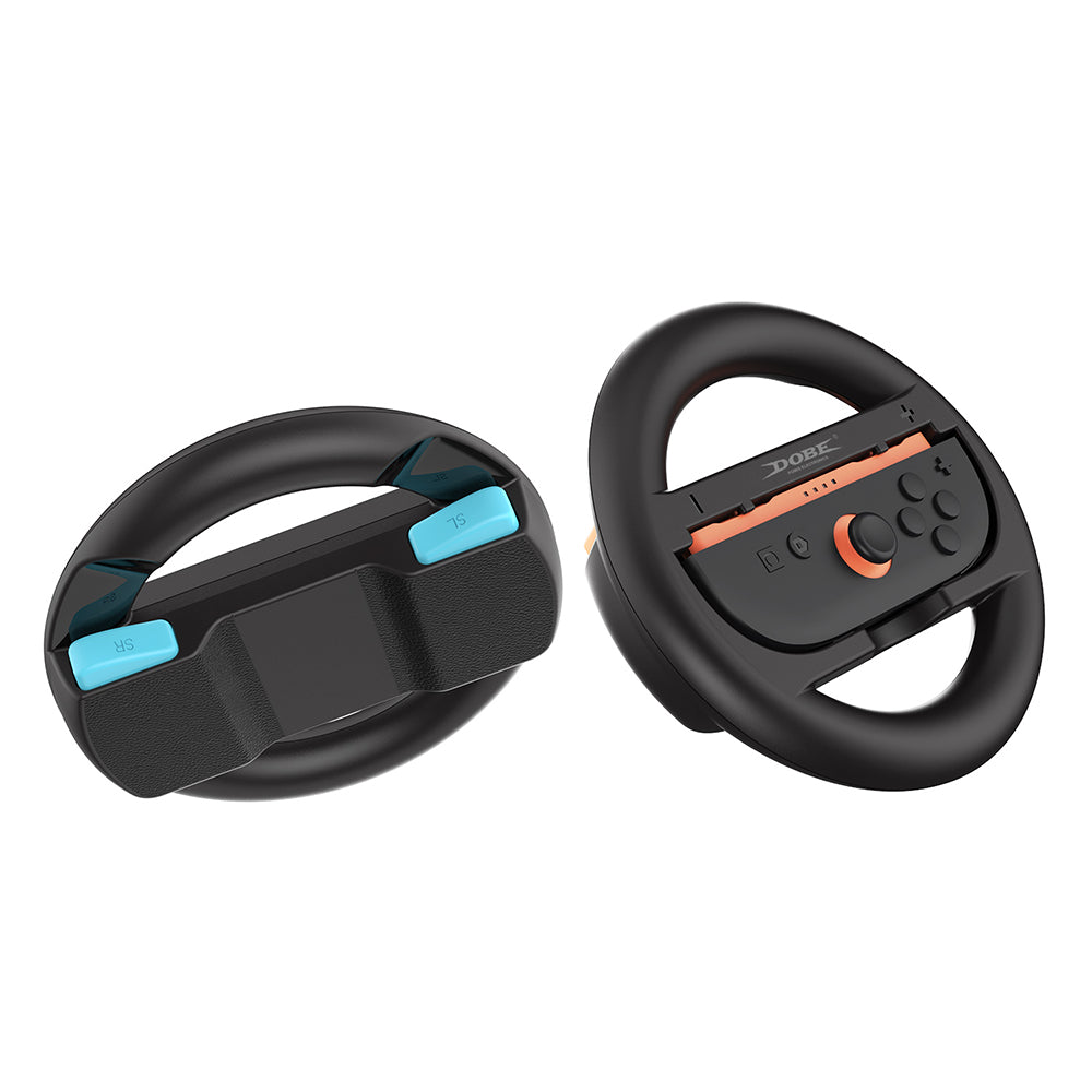 Dobe Controller Steering Wheel Circle Grip for Nintendo Switch 2 Joy-Pad (Black