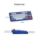Ajazz QS87 RGB Tri-Mode 87-Keys Aluminum CNC Case Gasket-Mounted Hot-Swappable Mechanical Keyboard